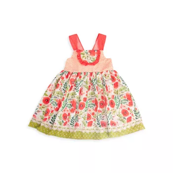 Платье «Маковый сад» для маленькой девочки Haute Baby