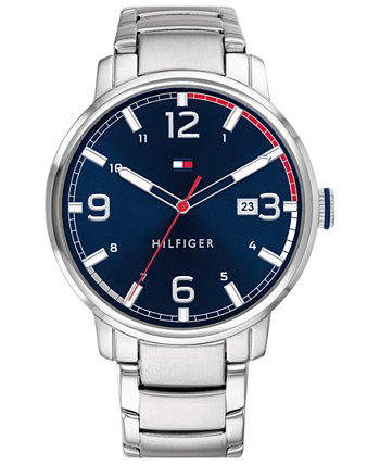 Мужские часы-браслет из нержавеющей стали 44 мм, созданные для Macy's Tommy Hilfiger