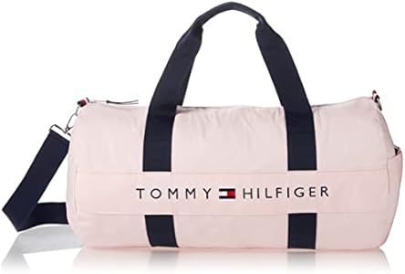 Дорожная мужская сумка из канваса с двумя ручками и съемным ремнем Tommy Hilfiger