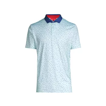 Bedford Splatter Dot Polo Shirt REDVANLY