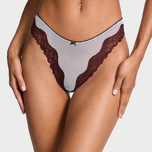 Женские Трусы Victoria's Secret Tease High-Leg Scoop Thong Victoria's Secret