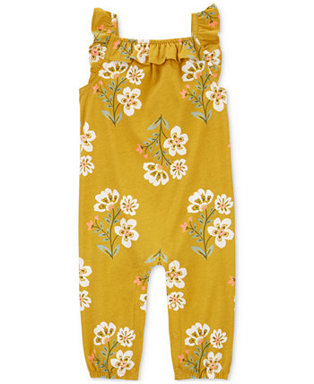 Ромпер Carter's Для девочек Floral-Print Flutter-Sleeve Jumpsuit Carter's