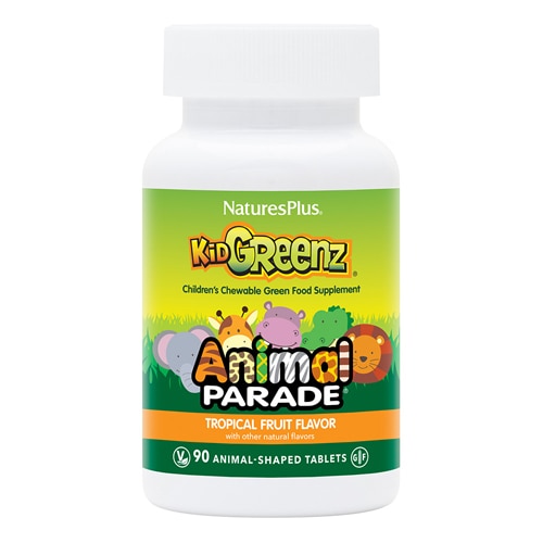 KidGreenz - Жевательные таблетки с концентратом овощей - 90 таблеток - NaturesPlus NaturesPlus