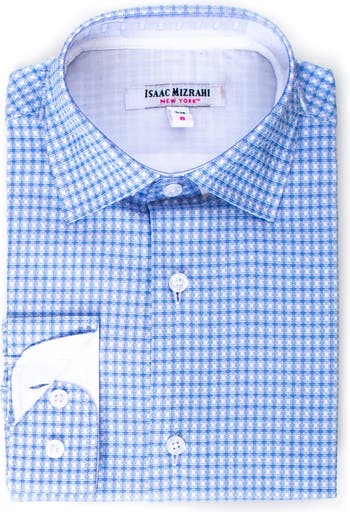 Plaid Dress Shirt Isaac Mizrahi New York