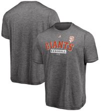 Мужская футболка Majestic Grey San Francisco Giants Official Fandom Cool Base T-Shirt Majestic