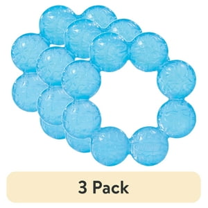 (3 pack) Infantino Soothing Soft Circular Water Teether, Unisex, Blue Visit the Infantino Store