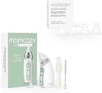 Momcozy Baby Nasal Aspirator and Replacement Nozzle Kit Momcozy