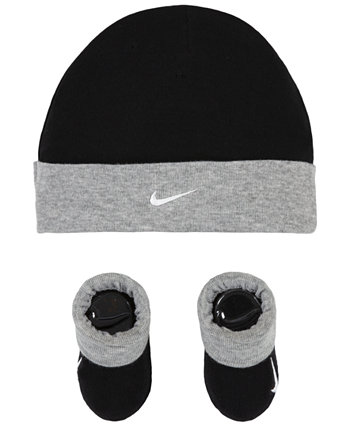 Шапка и пинетки Swoosh для мальчиков и девочек, комплект из 2 предметов Nike