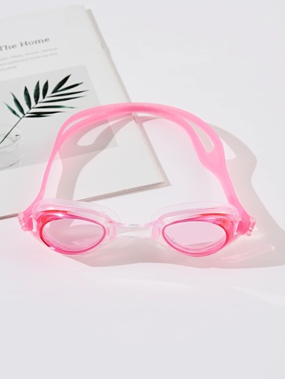 Плавательные очки с удлиненной силиконовой повязкой SHEIN