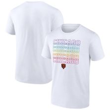 Мужская белая футболка с логотипом Fanatics Chicago Bears City Pride Fanatics