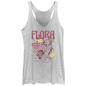 Juniors' Nickelodeon Winx Flora Fairies Rule The World Racerback Tank Top Nickelodeon