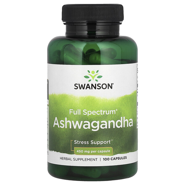 Ashwagandha - 450 мг - 100 капсул - Swanson Swanson