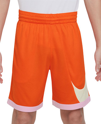 Баскетбольные шорты стандартного кроя с цветными блоками Big Boys Dri-FIT Nike