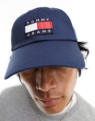 Темно-синяя кепка с логотипом и флагом Tommy Jeans Tommy Jeans