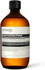 Aesop Geranium Leaf Body Cleanser | Invigorating Gentle Cleansing Gel | Green, Citrus, Fresh | 16.9 fl oz Aesop