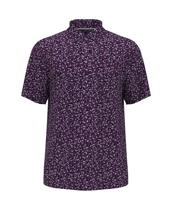 Рубашка поло с короткими рукавами и текстурным принтом для больших мальчиков PGA TOUR