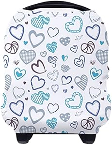 Yoofoss Nursing Cover Breastfeeding Scarf - Baby Car Seat Covers, Infant Stroller Cover, Carseat Canopy for Girls and Boys Yoofoss