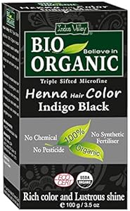 Indus Valley Bio Organic Natural Henna Hair Color Dark Brown 100gm| 100% Gray Hair Coverage And Long Lasting Hair Dye | Vegan and Cruelty-Free INDUS VALLEY