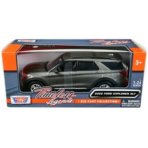 2022 Ford Explorer XLT Gray Metallic "Timeless Legends" Series 1/24 Diecast Model Car by Motormax MOTORMAX