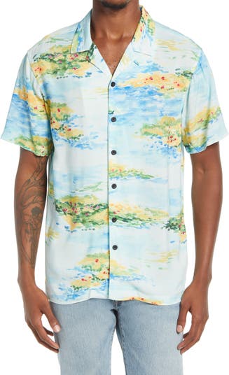 Рубашка PacSun Garden Hawaii с короткими рукавами на пуговицах PACIFIC SUNWEAR