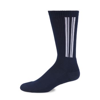 Vertical Stripe Mid-Calf Socks Marcoliani