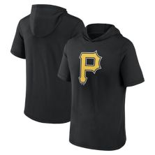 Men's Fanatics Branded Black Pittsburgh Pirates Short Sleeve Hoodie T-Shirt Unbranded