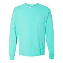 ComfortWash by Hanes Garment-Dyed Long Sleeve T-Shirt With a Pocket ComfortWash by Hanes