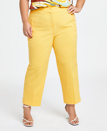Женские брюки прямого кроя Bi-Stretch, созданные для Macy's Bar III