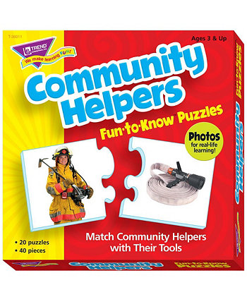 Забавная головоломка Community Helpers, набор из 40 шт. Trend Enterprises
