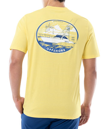 Мужская футболка с логотипом и графическим рисунком морского рыболовного судна Guy Harvey