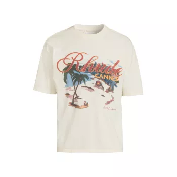 Cannes Beach Cotton T-Shirt R H U D E