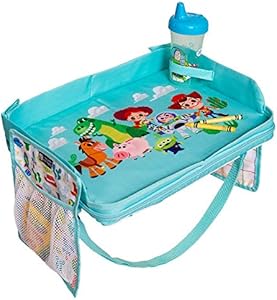 J.L. Childress Disney Baby by 3-in-1 Travel Tray & iPad Tablet Holder, Car Seat Lap Tray for Toddlers & Kids, Princess , 12x16x3 Inch (Pack of 1) J.L. Childress