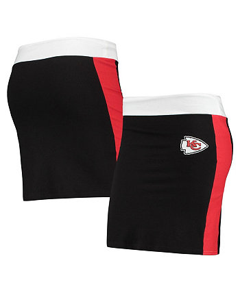 Женская черная короткая юбка Kansas City Chiefs Refried Apparel
