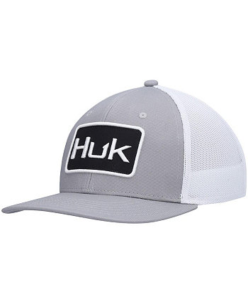 Мужская серая однотонная кепка Trucker Flex HUK