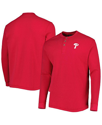 Мужская футболка с длинным рукавом Philadelphia Phillies Red Maverick Dunbrooke