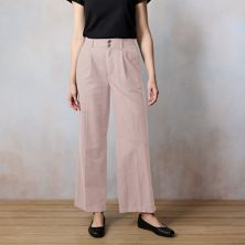 Женские брюки со складками и широкой посадкой LC Lauren Conrad LC Lauren Conrad