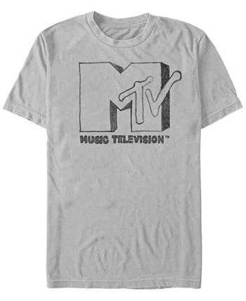 Мужская футболка с коротким рукавом и логотипом Sharpie MTV