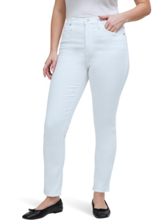 High-Rise Stovepipe Jeans in Pure White Madewell