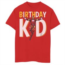 Boys 8-20 Marvel The Avengers Iron Man Birthday Kid Graphic Tee Marvel