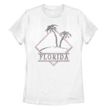 Футболка Juniors 'Fifth Sun Florida Palm Tree с логотипом FIFTH SUN