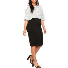 Eloquii Women's Plus Size The Ultimate Stretch Suit Pencil Skirt ELOQUII