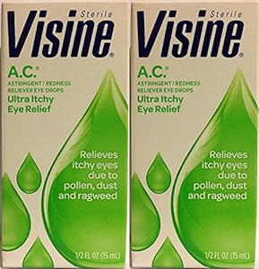 Visine A.C. Eye Drops (Капли) 0.50 oz (Унции) (Pack of 2) Visine