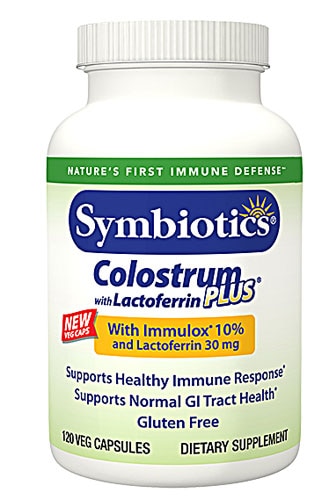 Жевательные таблетки Symbiotics Colostrum Plus® с ананасом — 120 жевательных таблеток Symbiotics