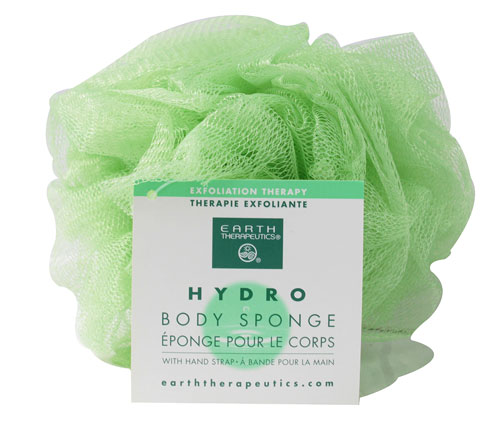 Губка Hydro Body с ручным ремешком светло-зеленого цвета -- 1 губка Earth Therapeutics