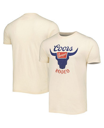 Мужская и женская кремовая футболка Coors Brass Tacks American Needle