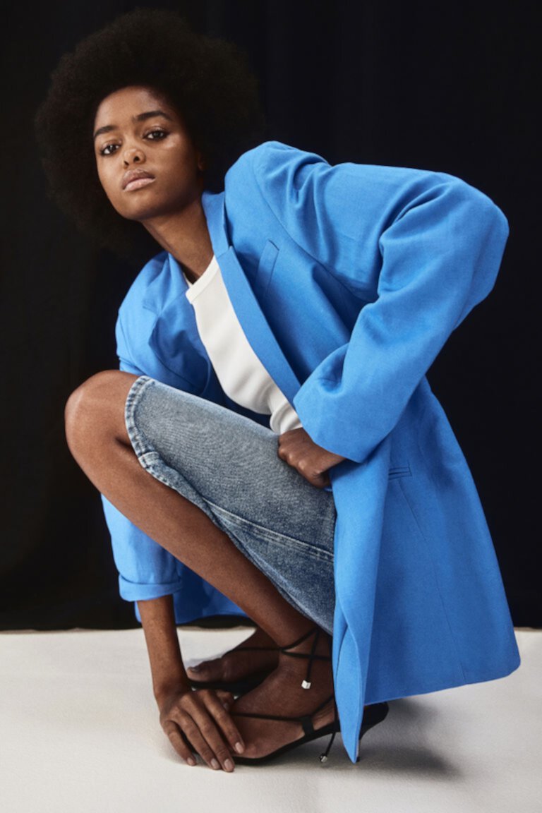 Linen-blend Blazer H&M