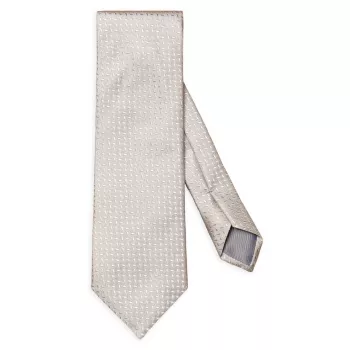 Шелковый галстук с геометрическим рисунком Eton