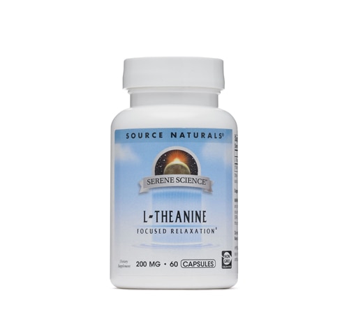 Source Naturals Serene Science™ L-теанин — 200 мг — 60 капсул Source Naturals