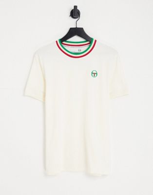 Белая футболка с логотипом Sergio Tacchini SERGIO TACCHINI