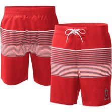 Мужские красные шорты для плавания G-III Sports by Carl Banks Los Angeles Angels Coastline Volley In The Style
